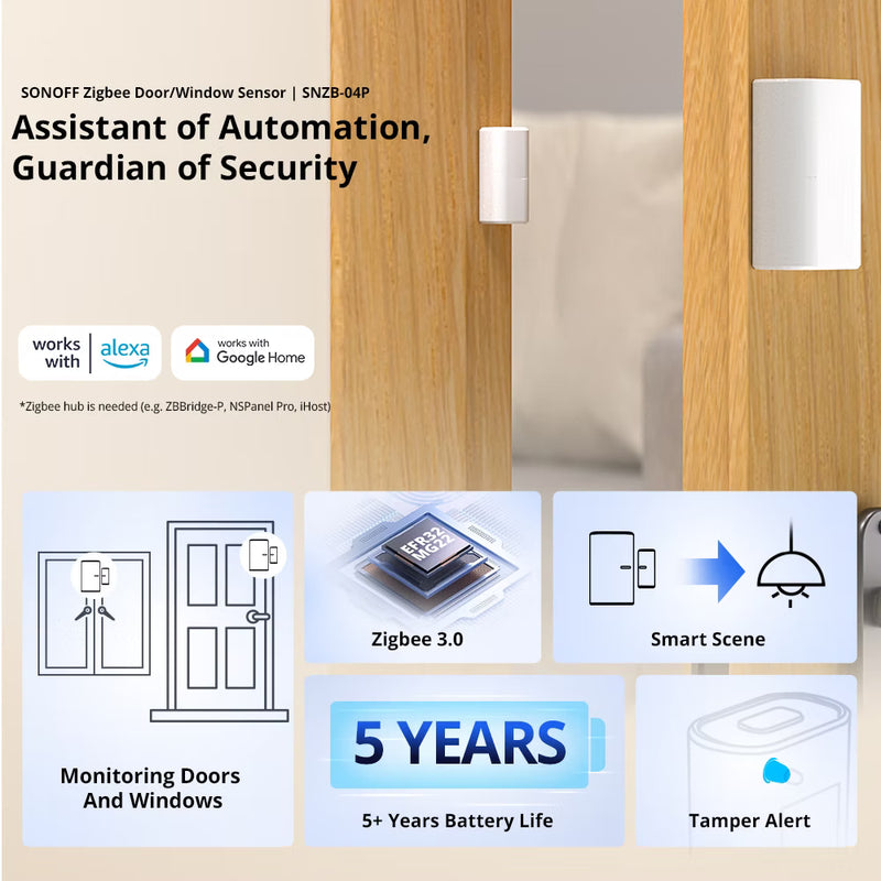 SONOFF Zigbee DoorWindow Sensor | SNZB-04P